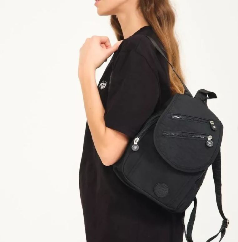 Clinkir Waterproof Fabric Covered Multi-Compartment Pockets Magnet Covered Adjustable Column Strap Bag